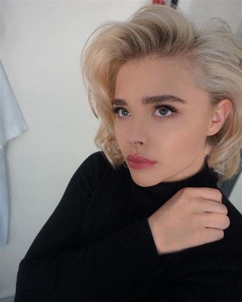 chloe grace moretz short hair|chloe moretz instagram.